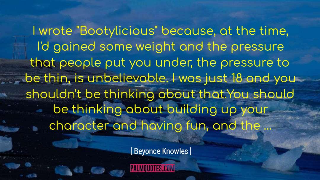 Adversity Building Character quotes by Beyonce Knowles
