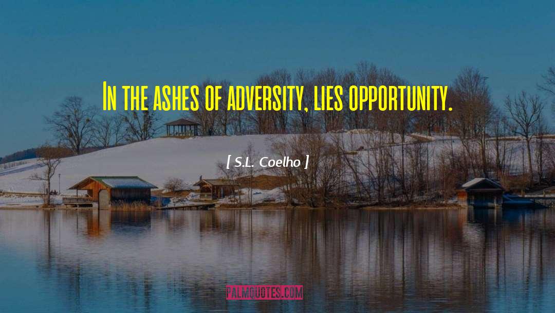 Adversity Inspirational quotes by S.L. Coelho