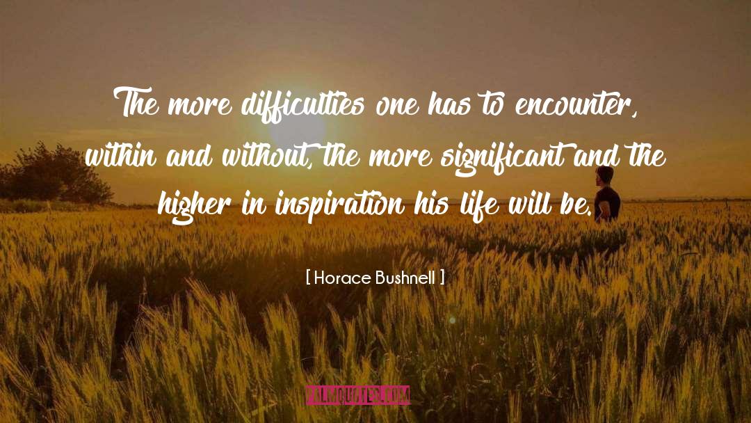 Adversity Inspirational quotes by Horace Bushnell