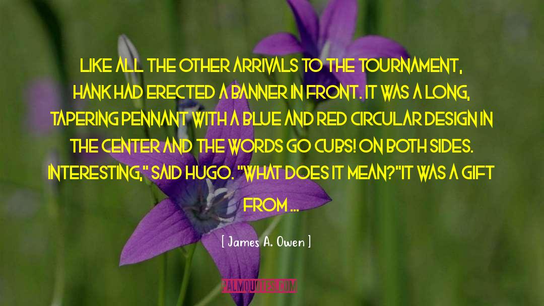 Adversity Sports quotes by James A. Owen