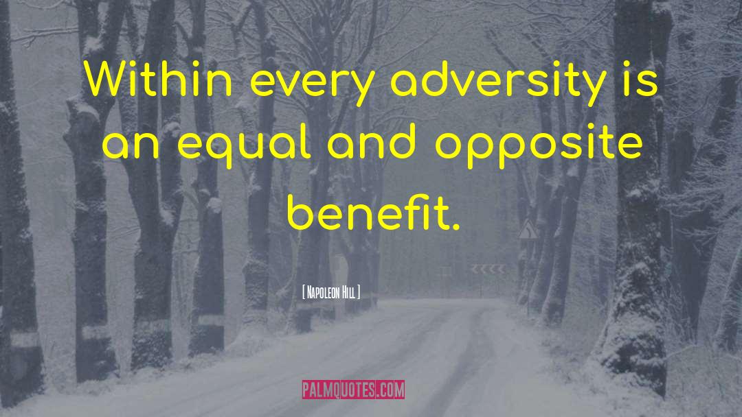 Adversity Sports quotes by Napoleon Hill