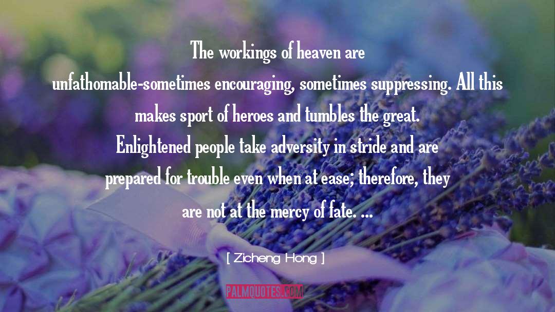Adversity Sports quotes by Zicheng Hong