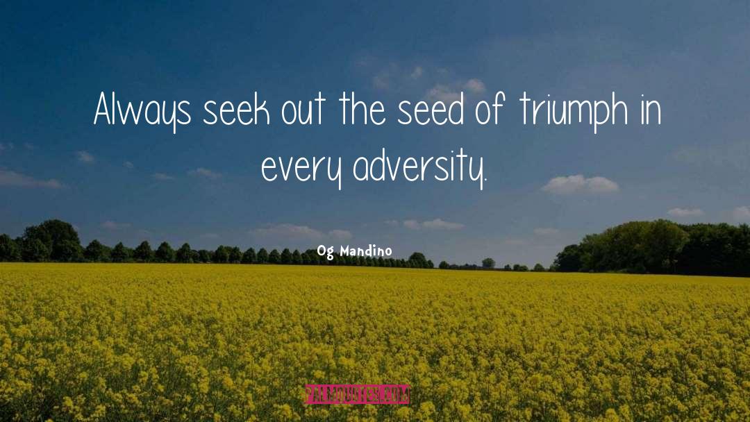 Adversity Sports quotes by Og Mandino