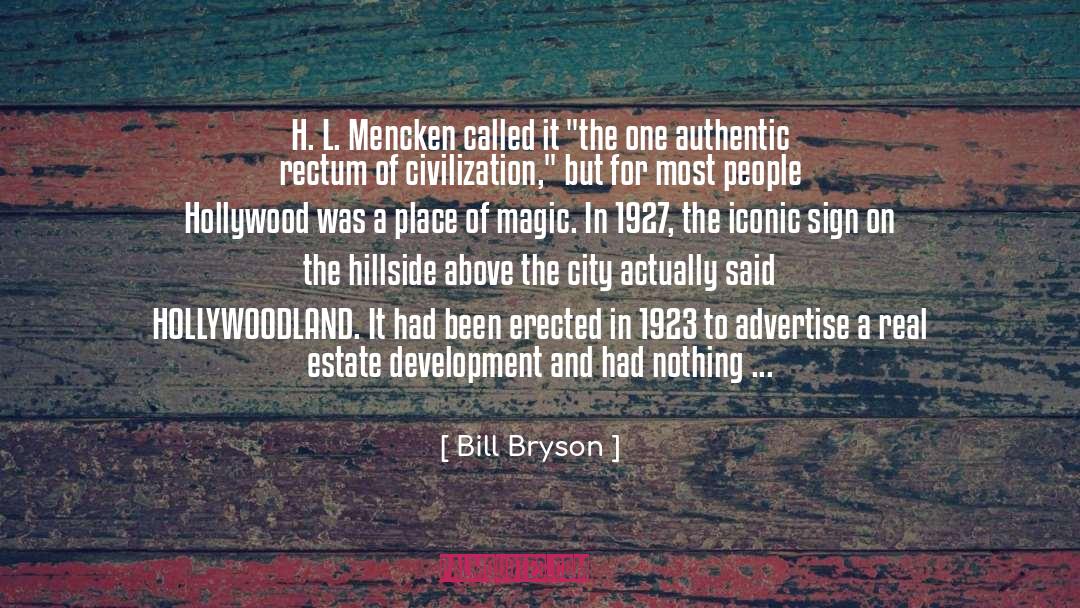 Advertise quotes by Bill Bryson