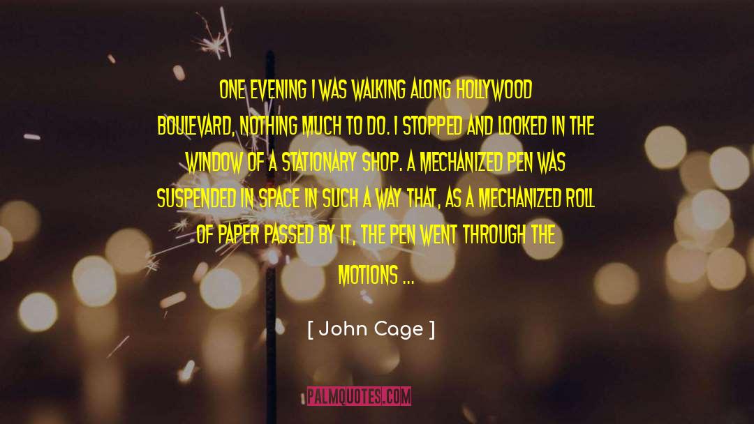 Advertisement quotes by John Cage