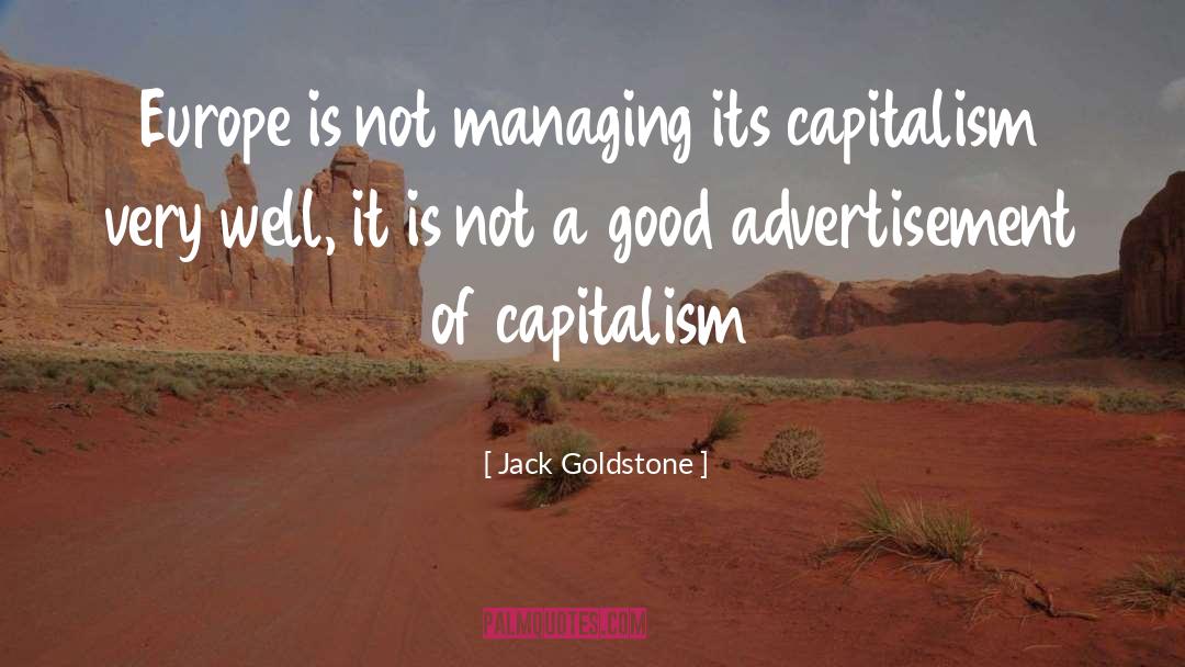 Advertisement quotes by Jack Goldstone