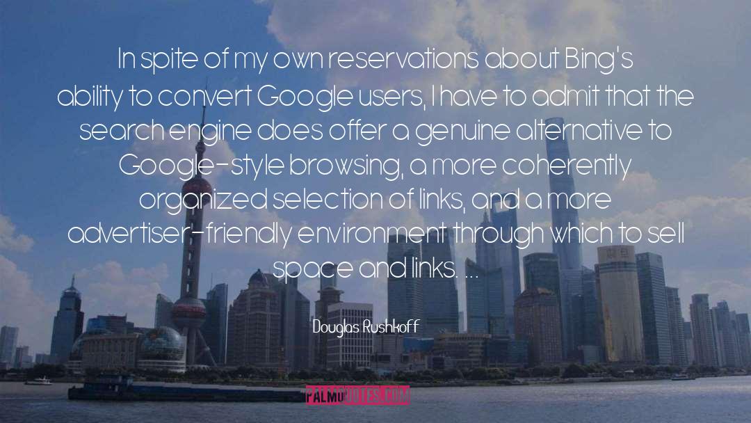 Advertiser quotes by Douglas Rushkoff