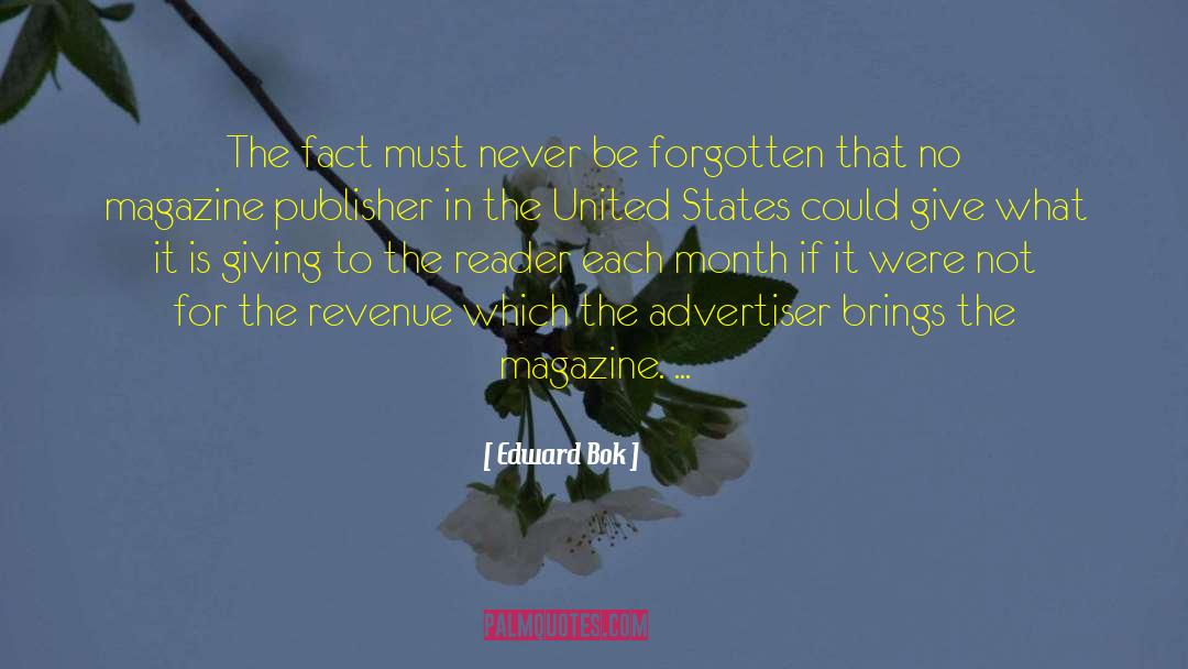 Advertiser quotes by Edward Bok