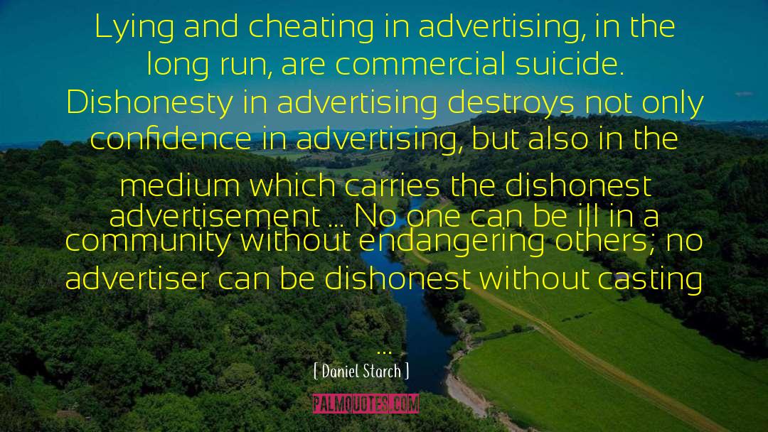 Advertiser quotes by Daniel Starch