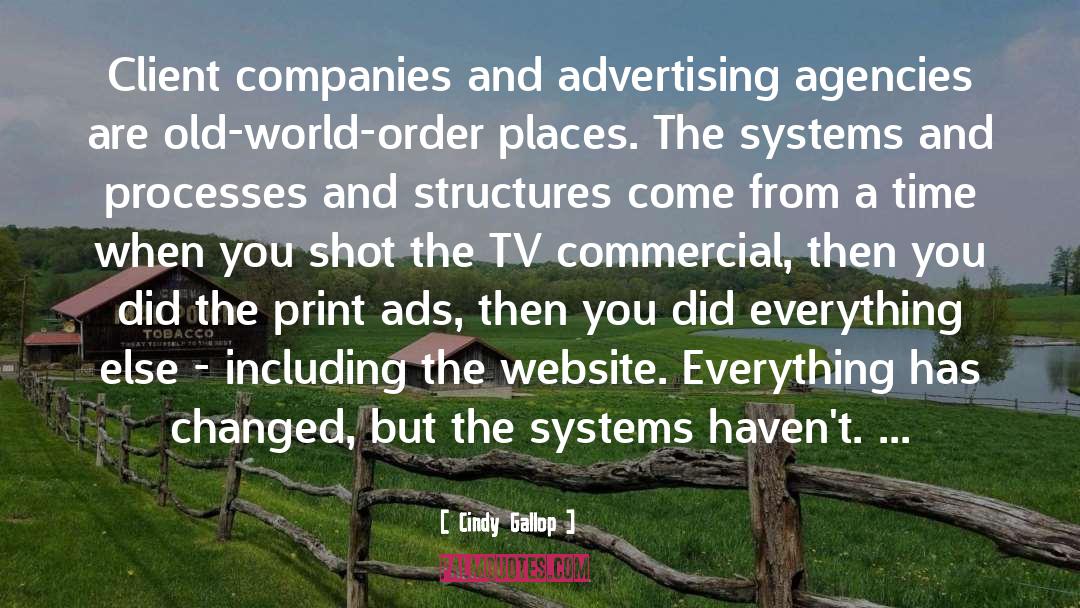 Advertising Agencies quotes by Cindy Gallop