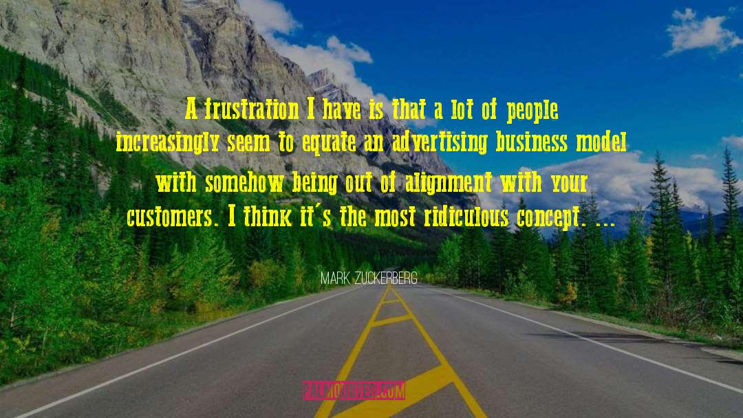 Advertising Business quotes by Mark Zuckerberg