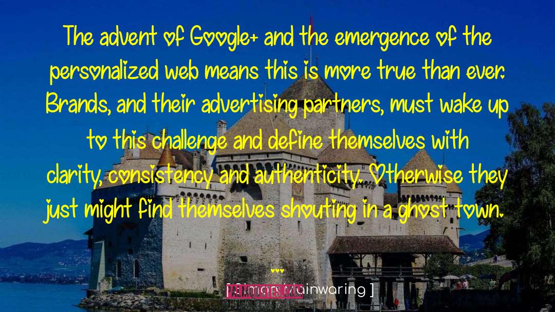 Advertising Consumerism quotes by Simon Mainwaring