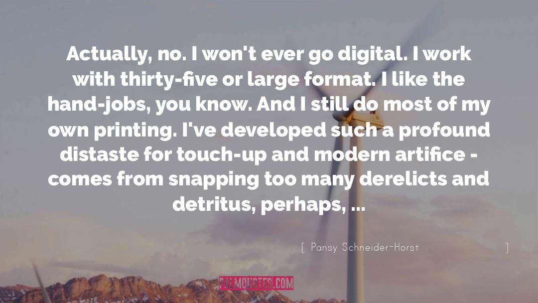 Advertising quotes by Pansy Schneider-Horst