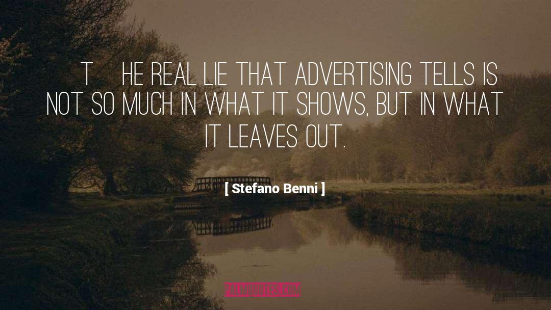 Advertising quotes by Stefano Benni