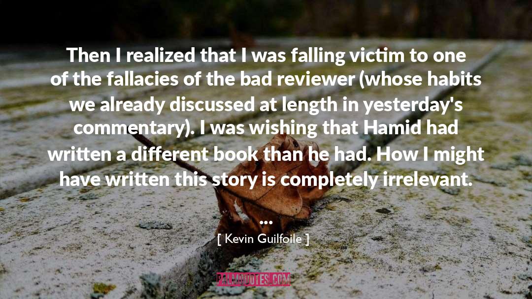 Advice For Writers quotes by Kevin Guilfoile