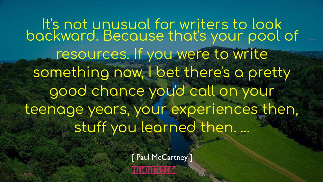 Advice For Writers Writing quotes by Paul McCartney
