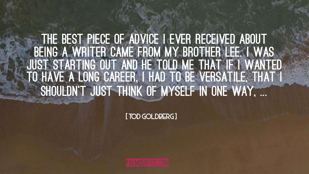 Advice Goddess quotes by Tod Goldberg
