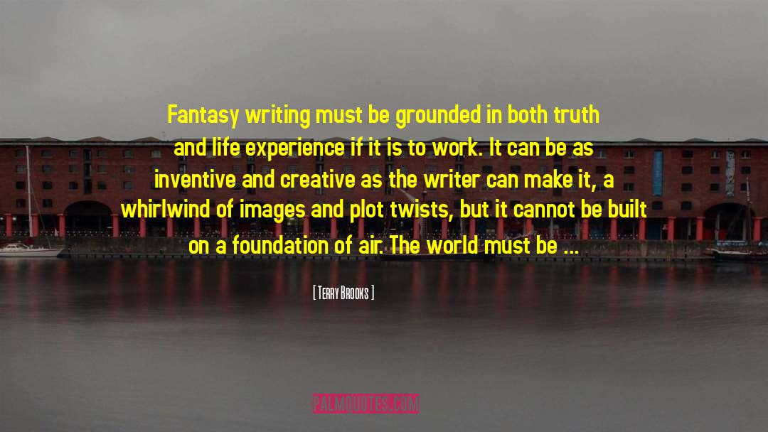 Advice On Fantasy quotes by Terry Brooks
