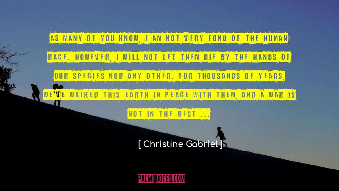 Advice On Fantasy quotes by Christine Gabriel