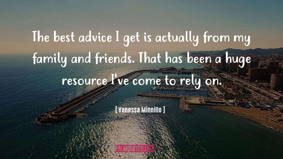 Advice On Reading quotes by Vanessa Minnillo