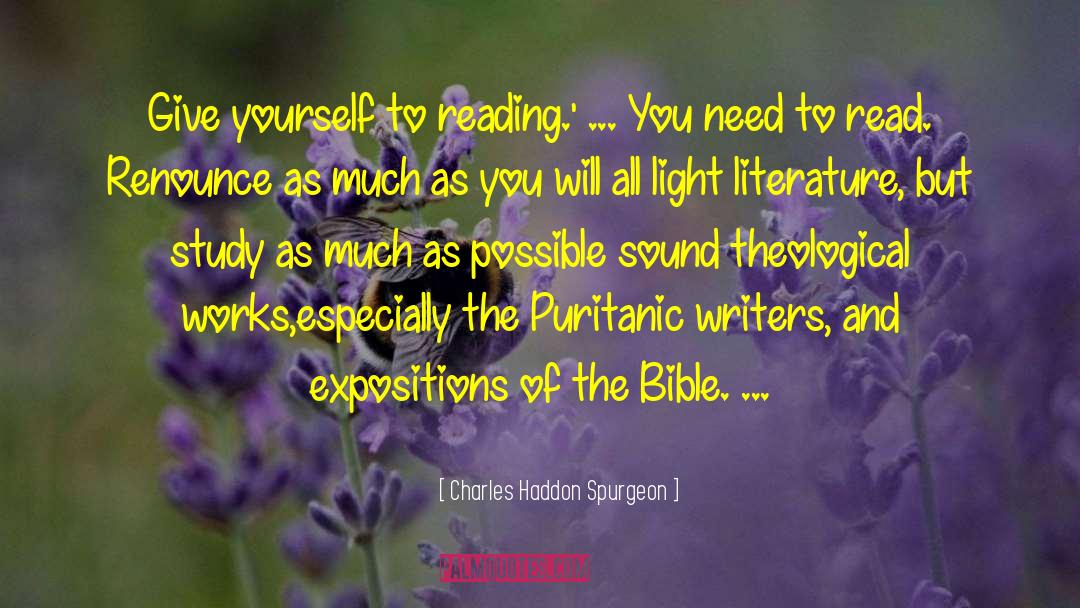 Advice To Writers quotes by Charles Haddon Spurgeon
