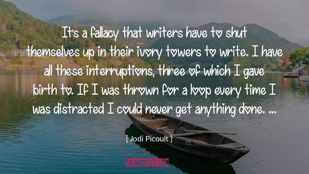 Advice To Writers quotes by Jodi Picoult