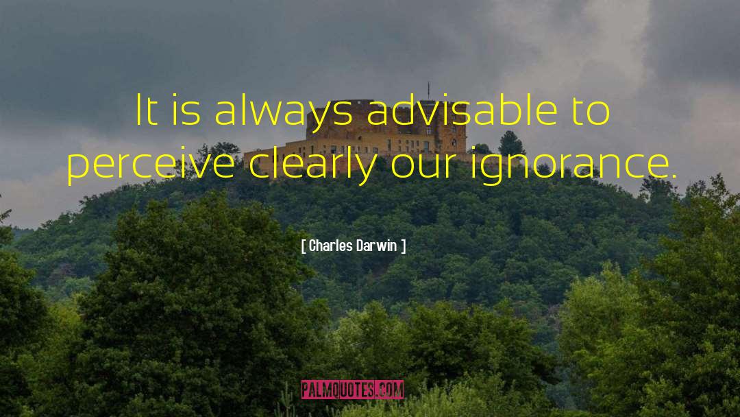 Advisable quotes by Charles Darwin