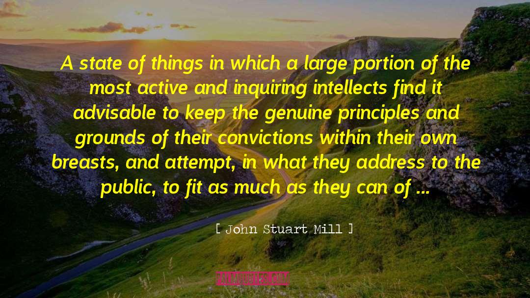 Advisable quotes by John Stuart Mill