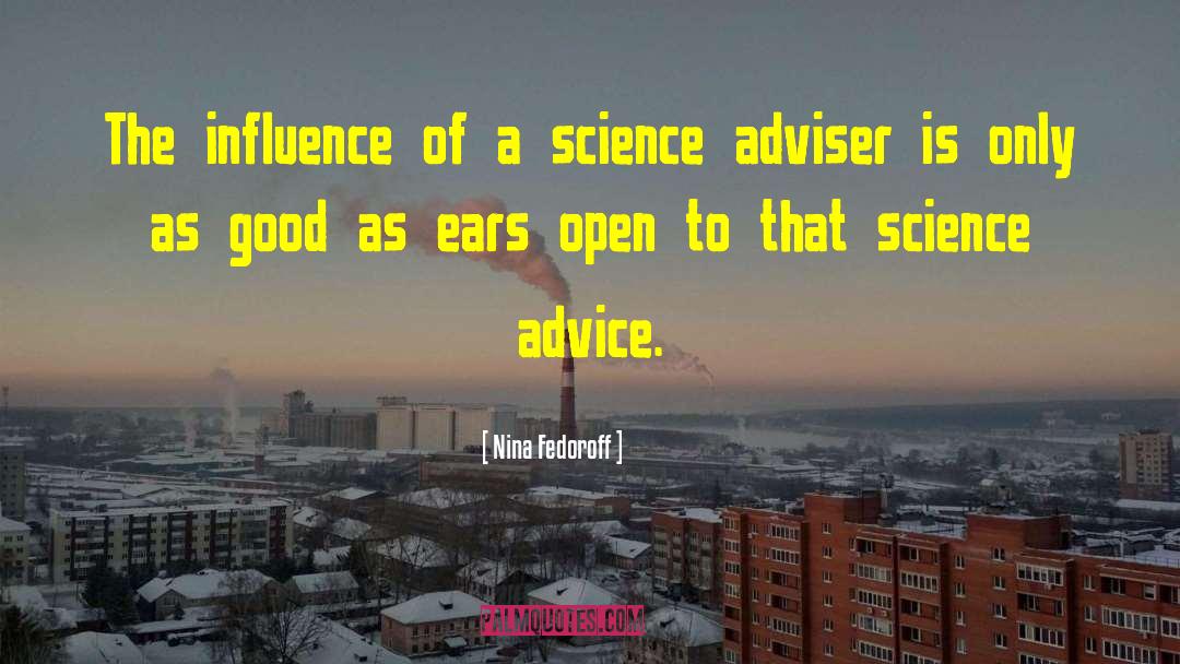 Adviser quotes by Nina Fedoroff