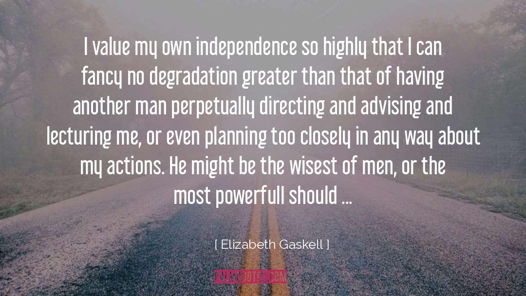 Advising quotes by Elizabeth Gaskell