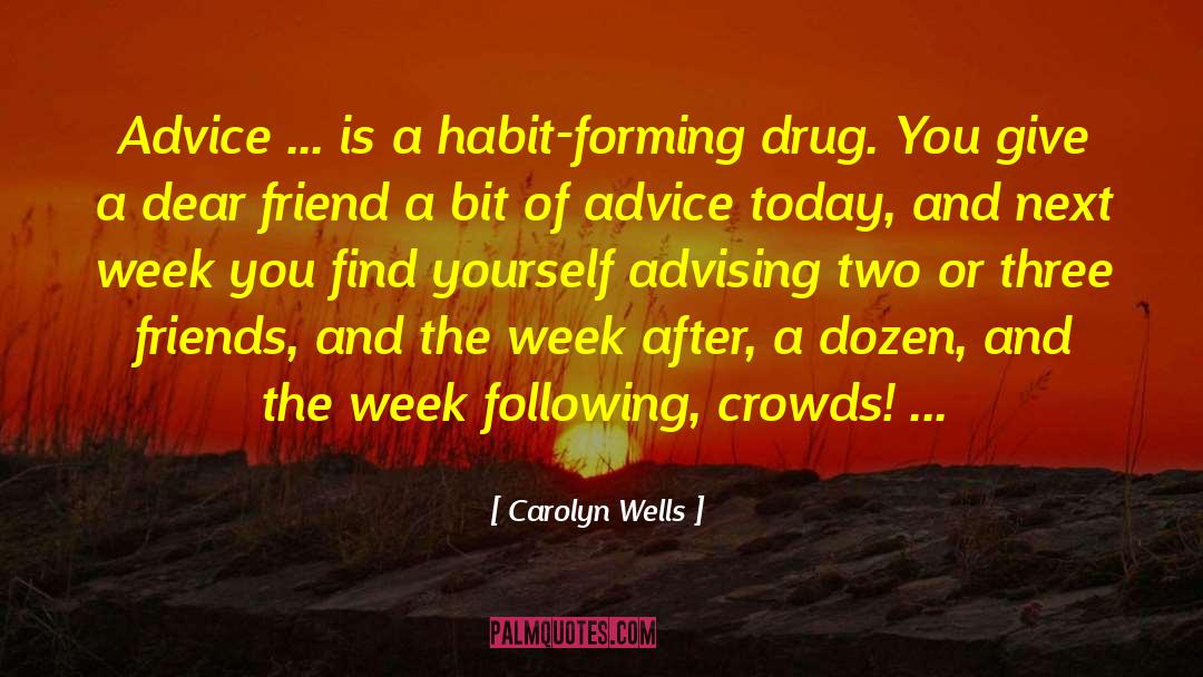 Advising quotes by Carolyn Wells