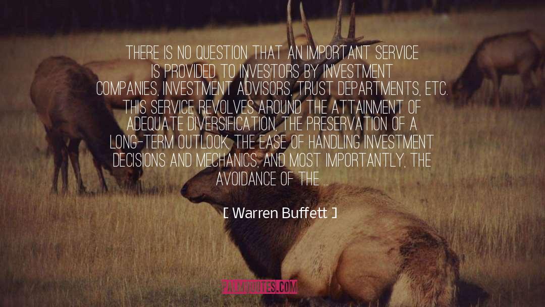 Advisors quotes by Warren Buffett