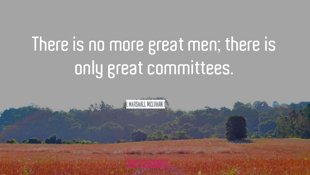 Advisory Committees quotes by Marshall McLuhan