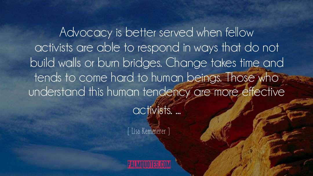 Advocacy quotes by Lisa Kemmerer