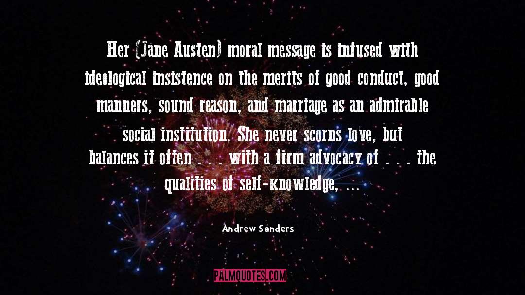 Advocacy quotes by Andrew Sanders