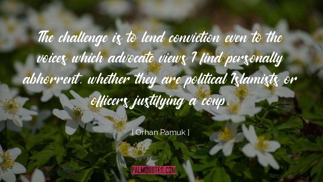 Advocate quotes by Orhan Pamuk