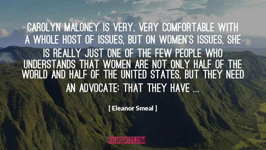 Advocate quotes by Eleanor Smeal