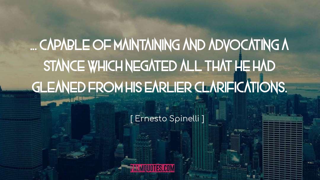 Advocating quotes by Ernesto Spinelli