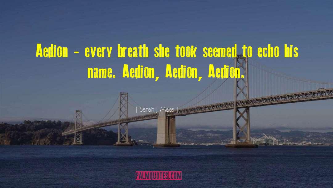 Aedion Pronunciation quotes by Sarah J. Maas