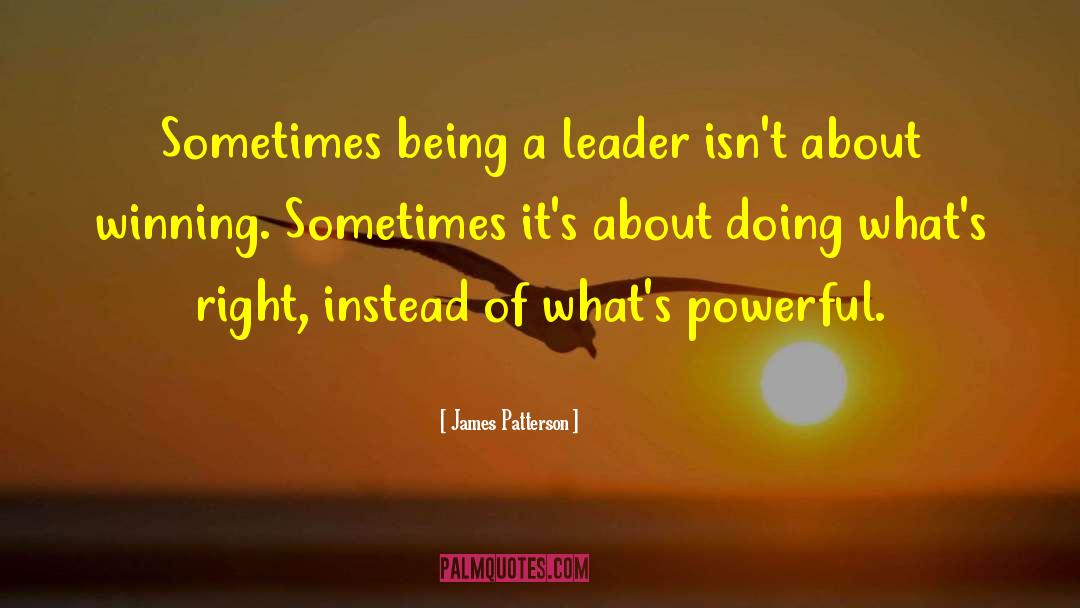 Aeneas Being A Leader quotes by James Patterson