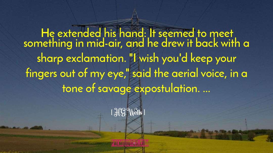 Aerial quotes by H.G.Wells