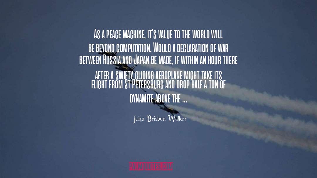 Aeroplane quotes by John Brisben Walker