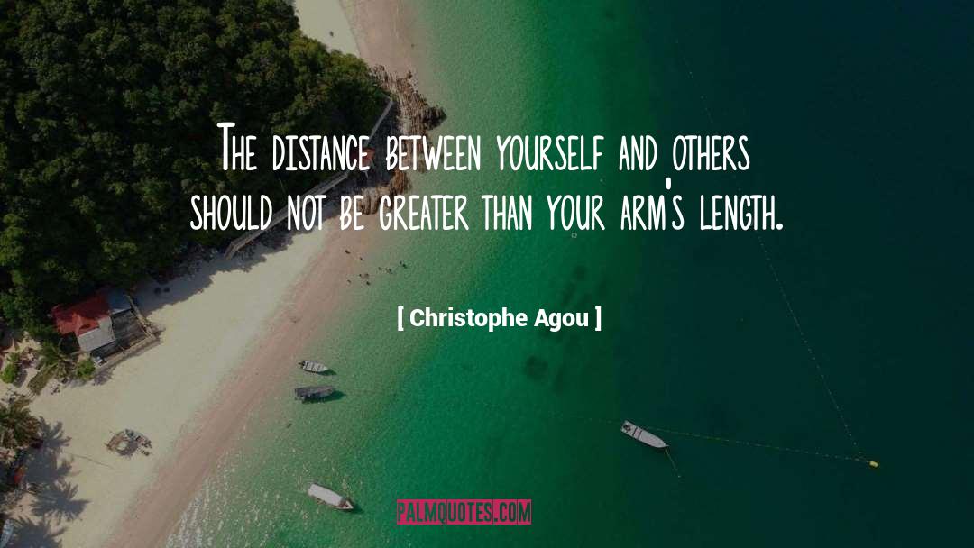 Aesthetic Distance quotes by Christophe Agou