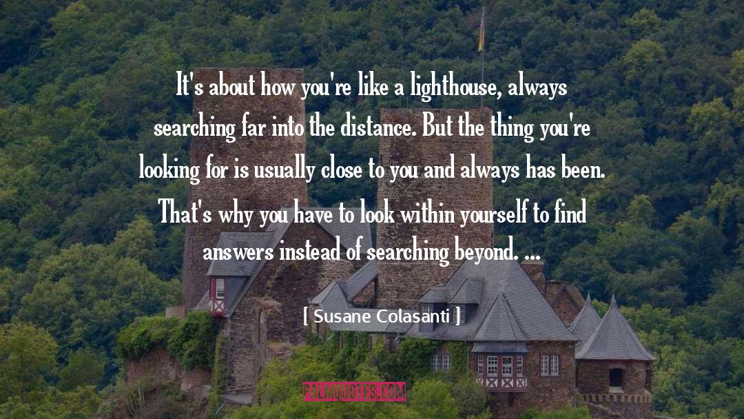 Aesthetic Distance quotes by Susane Colasanti
