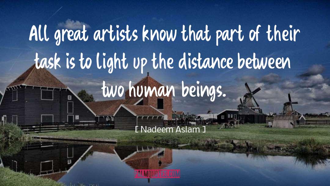 Aesthetic Distance quotes by Nadeem Aslam