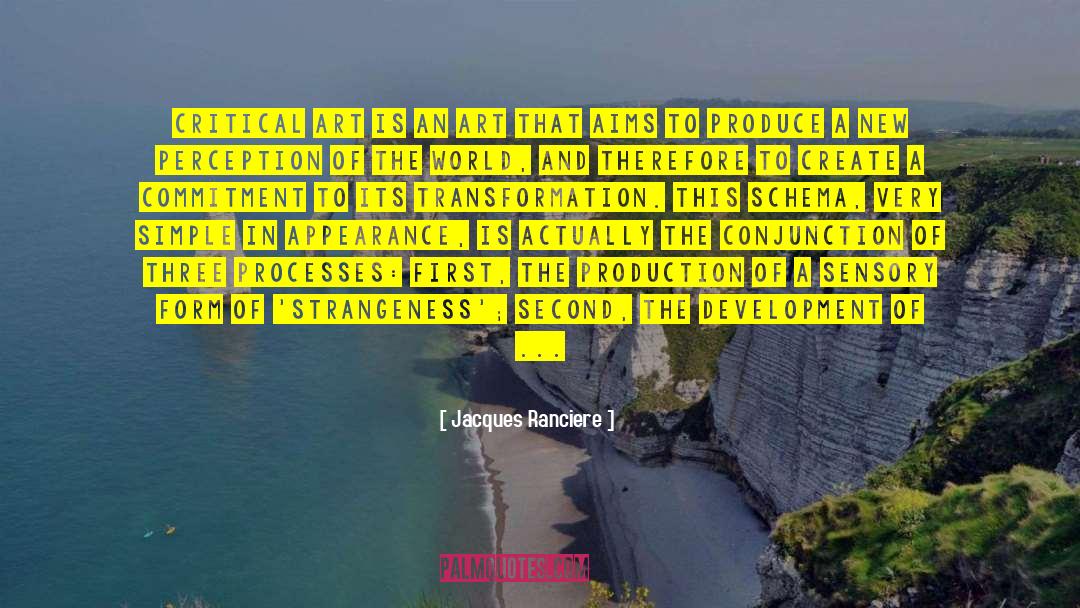 Aesthetic Distance quotes by Jacques Ranciere