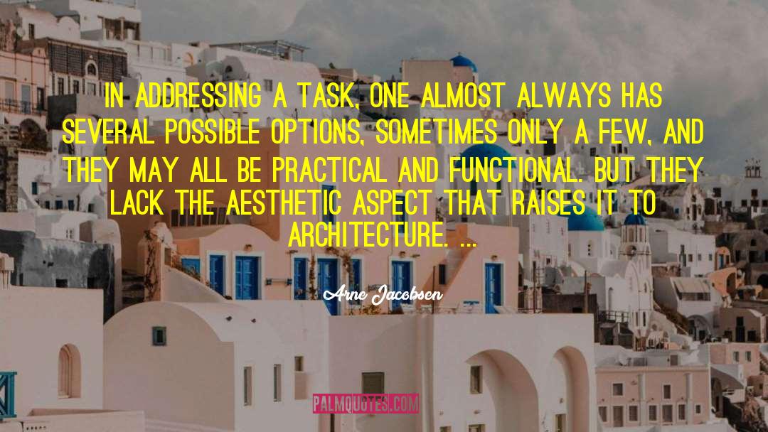 Aesthetic Inspiring quotes by Arne Jacobsen