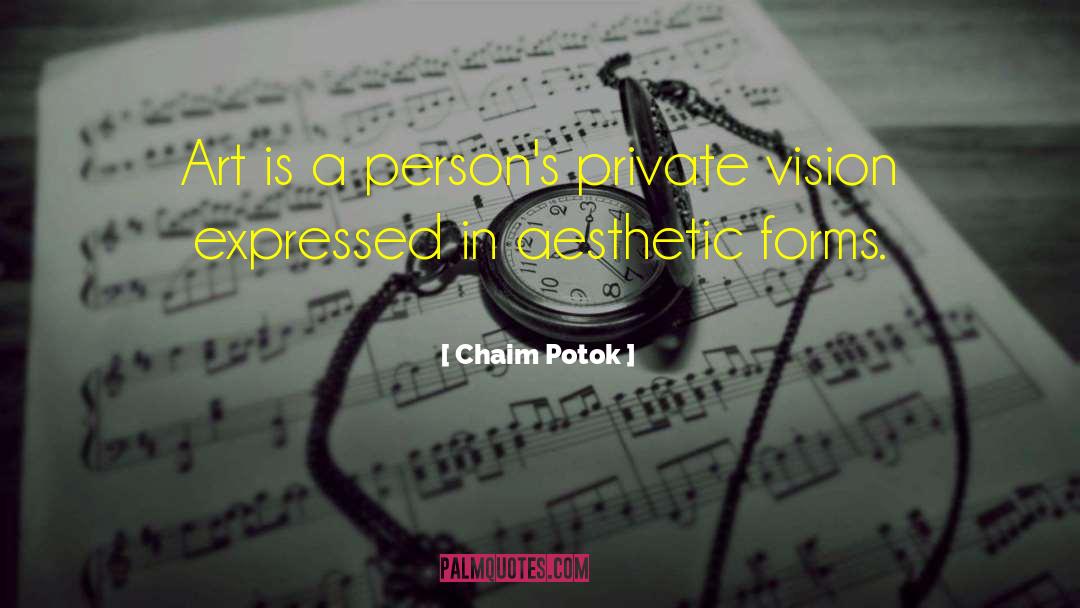 Aesthetic Inspiring quotes by Chaim Potok
