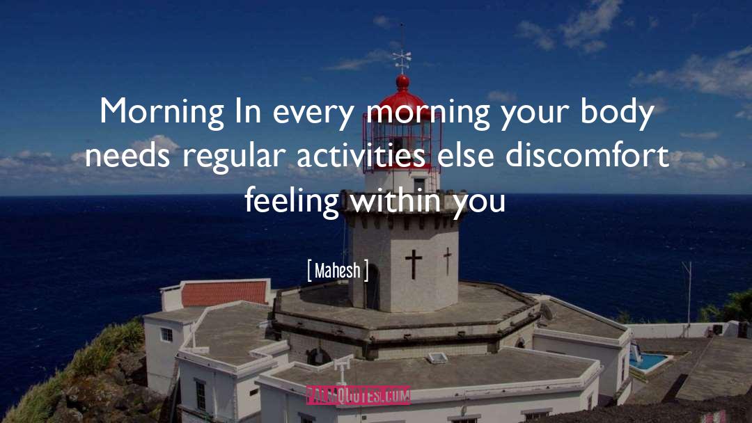 Aesthetic Morning quotes by Mahesh