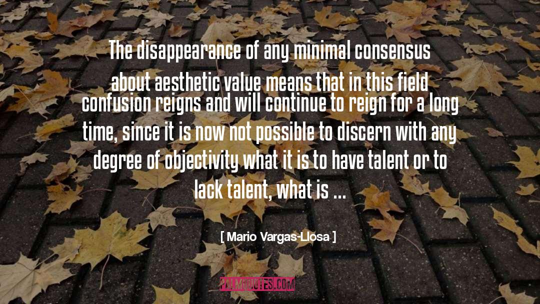 Aesthetic quotes by Mario Vargas-Llosa